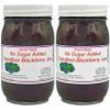 Amish Blackberry Jam - No Sugar Added - Two 16 Oz Jars view 1