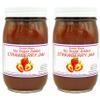 Amish Strawberry Jam - No Sugar Added - Two 16 Oz Jars Made by Arndts Fudgery view 1