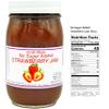 Amish Strawberry Jam - No Sugar Added - Two 16 Oz Jars Made by Arndts Fudgery view 2