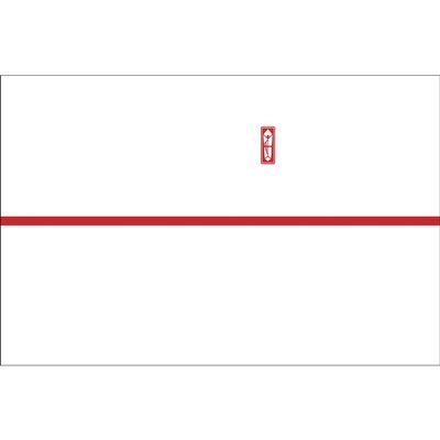 (Sasagawa) Taka-jirushi Noshi Paper 3-605, Red Rod, Mountain Paper Size, 100 Sheets