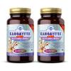 Solgar Kangavites, Bouncin Berry Flavor - 120 Chewable Tablets, Pack of 2 - Complete Multivitamin & Mineral Formula for Children - Vegan, Gluten Free view 1