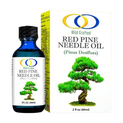 Optimally Organic Red Pine Needle Oil 2oz - Daily Drops for Extreme Immune Support - BioActive Cell & DNA Support - 1290 Drops - 3 to 7 Drops Per Dose -Vegan Body Cleanse - Longevity Oil