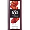 1883 Strawberry Syrup for Drinks, Made in France, 1 Liter Glass Bottle view 2