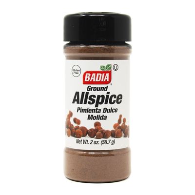 Badia Ground Allspice Seasoning, 2 oz  Warm & Aromatic Spice for Baking, Cooking, and Seasoning