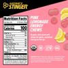 Honey Stinger Organic Pink Lemonade Energy Chew, Gluten Free & Caffeine Free, for Exercise, Running and Performance, Sports Nutrition for Home & Gym, Pre and Mid Workout, 12 Pack, 21.6 Ounce view 2