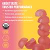 Honey Stinger Organic Pink Lemonade Energy Chew, Gluten Free & Caffeine Free, for Exercise, Running and Performance, Sports Nutrition for Home & Gym, Pre and Mid Workout, 12 Pack, 21.6 Ounce view 3