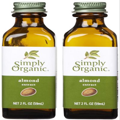 Simply Organic Almond Extract, Certified Organic | 2 oz | Pack of 2
