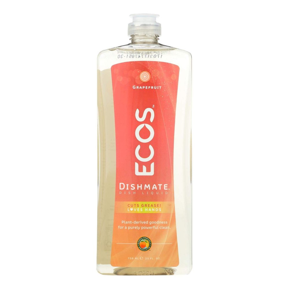 Earth Friendly Products Plant Powered Dish Soap, Grapefruit, 25 fl oz (739 ml)