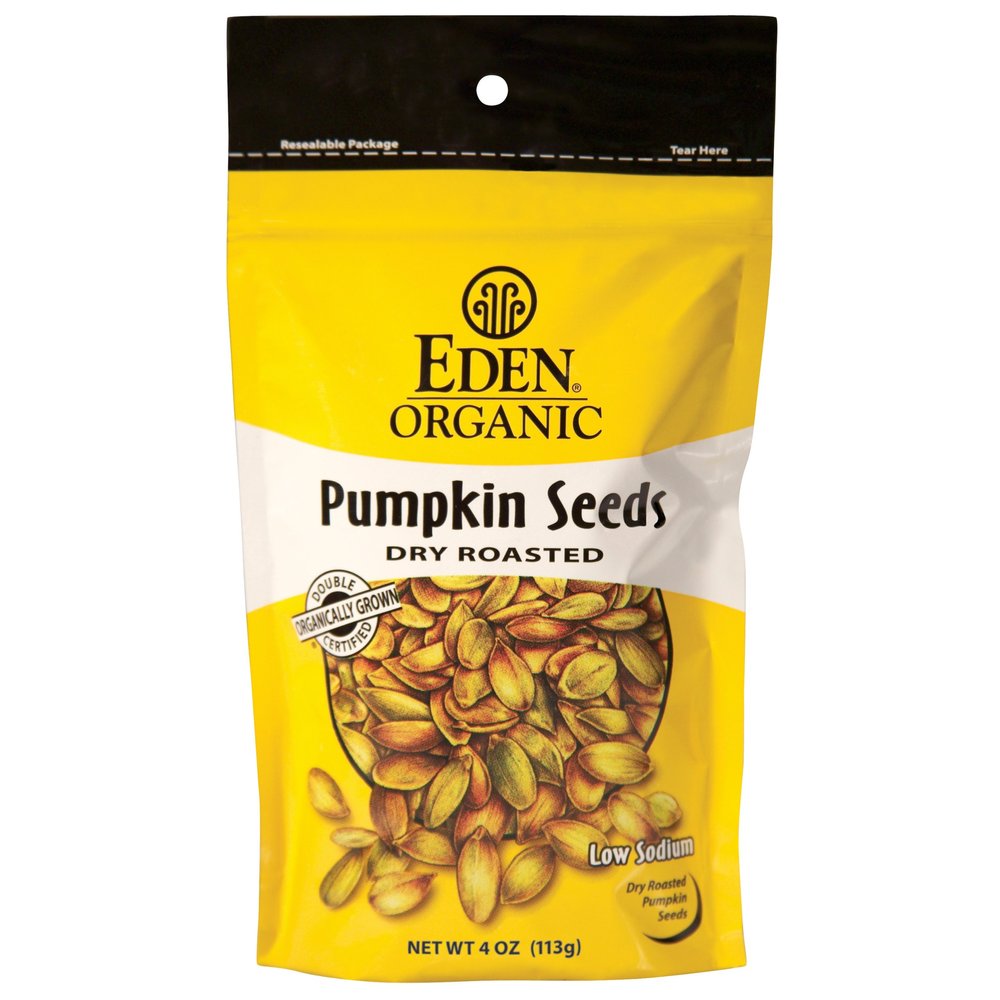 4 Savers Package:Eden Foods Pumpkin Seeds (15x4 Oz)