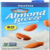 Blue Diamond Natural Almond Breeze Non-Dairy Beverage Vanilla - 32 fl oz view 1