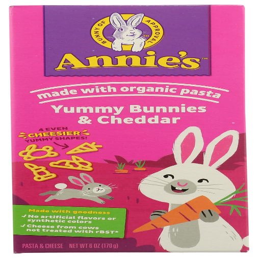 Annie's Homegrown Bunny Pasta with Yummy Cheeset - 6 oz