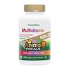 NaturesPlus Animal Parade Gold Children's Multivitamin - Assorted Cherry, Orange & Grape Flavors - 120 Chewable Animal-Shaped Tablets - Vegetarian, Gluten Free - 60 Servings view 1
