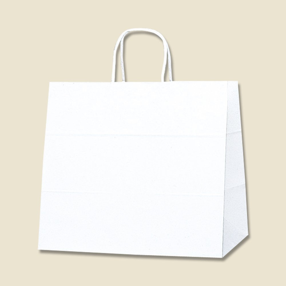 (Shimojima) Heiko Handbags 25CB 32-4 Paper Bags, White 12.6 x 7.9 x 11.4 inches (32 x 20 x 29 cm), 50 Sheets