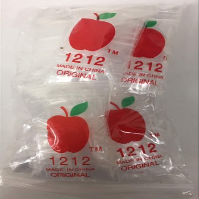 1,000 1/2x1/2 2mil Apple Brand Clear Resealable Bags .5 1/2 1212 X 1000 Baggies