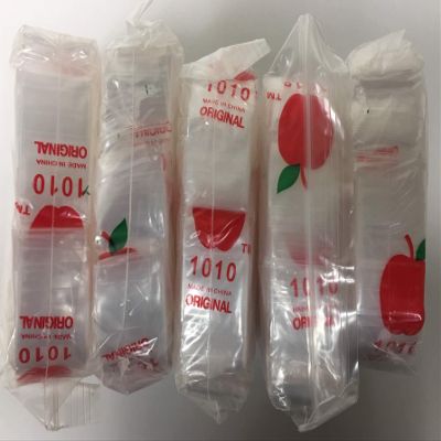 5,000 1x1 2mil Apple Brand Clear Resealable Bags 1 1010 1" X 5000 Baggies