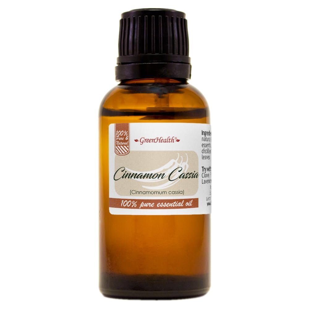 1 fl oz - Cinnamon Cassia Essential Oil (100% Pure & Uncut) - GreenHealth