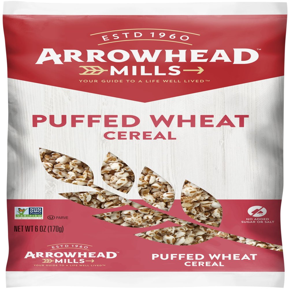 Arrowhead Mills Cereal, Puffed Wheat, 6 oz. Bag