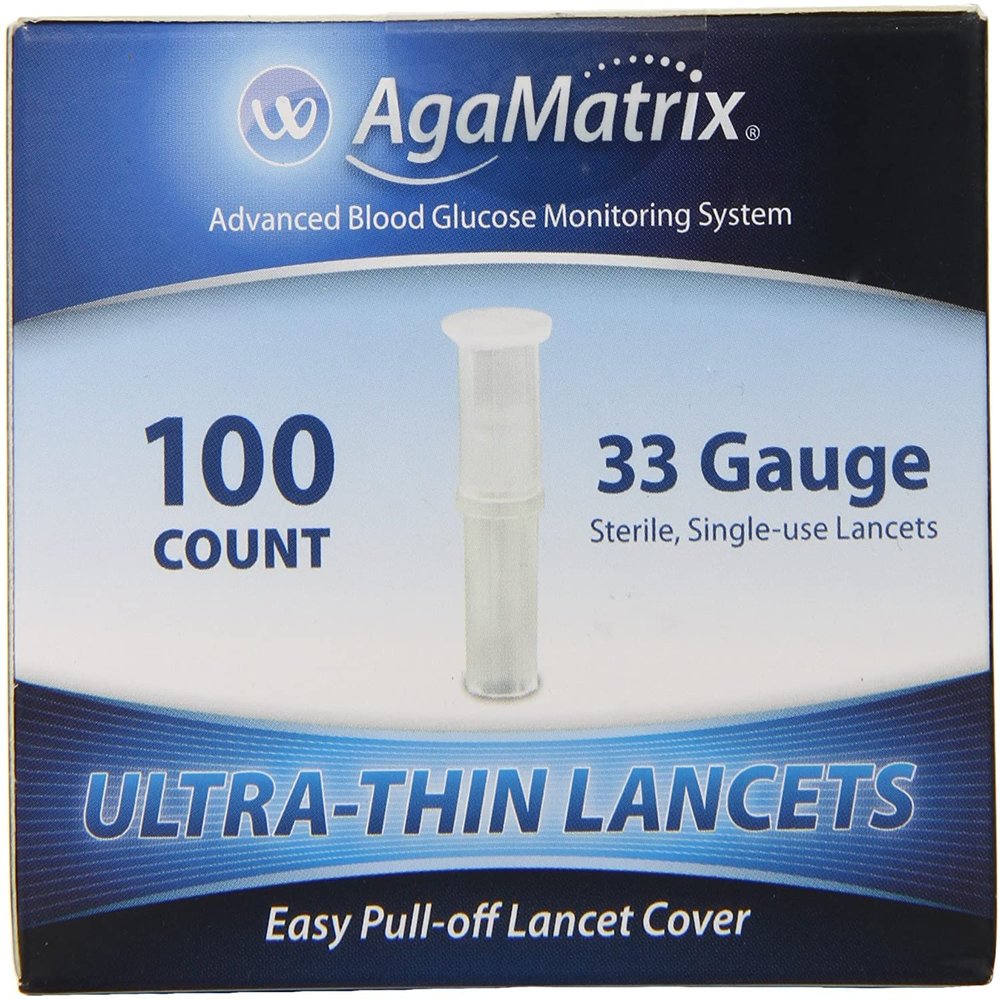4762994 PT# 8000-01971 Lancet WaveSense 33g Ultra Thin Sterile White 100/Bx Made by Agamatrix Inc