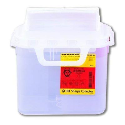 305444 PT# 305444- Container Sharps Guardian Nestable Pearl 5.4qt Ea by, Becton-Dickinson