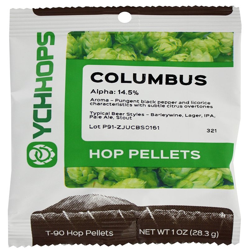 HopUnion Rite Brew Columbus Pellet Hops, 1 oz.