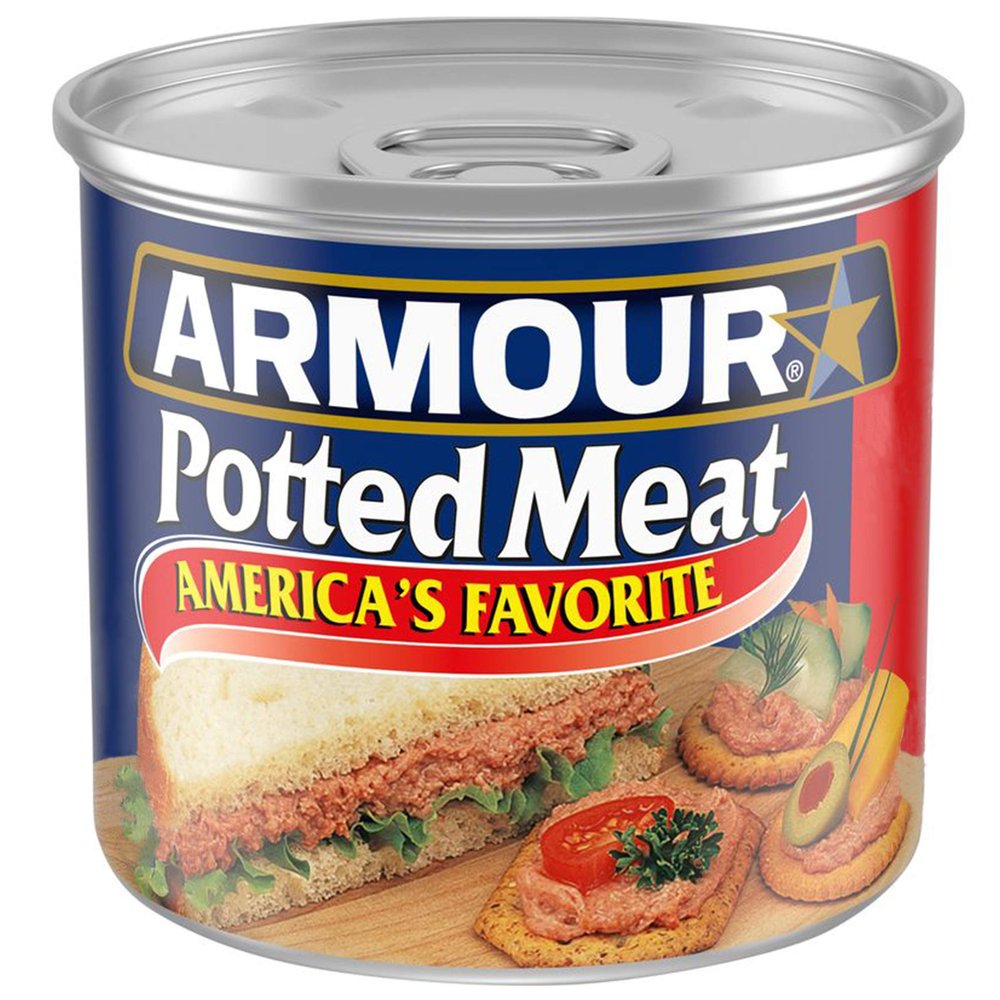 Amour Star Potted Meat, Canned Meat, 5.5 OZ (Pack of 24)