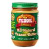 Teddie All Natural Peanut Butter, Smooth 12pk, Gluten Free & Vegan, 16 Ounce Glass (Smooth, Pack of 12) view 1