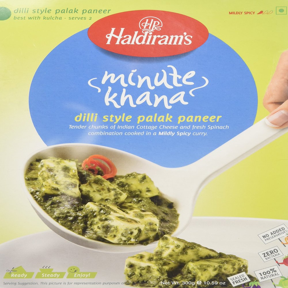 Haldirams Minute Khana Dilli Style Palak Paneer