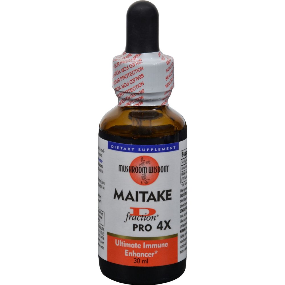 Mushroom Wisdom Maitake D-Fraction PRO 4X Liquid - 1 oz