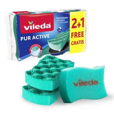 Active Wave Foam Back Scourer by Vileda