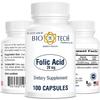 Bio-Tech Pharmacal Folic Acid (20mg, 100 Count) view 1