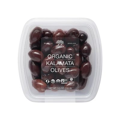 Divina, Kalamata Olives Organic, 4.6 Ounce