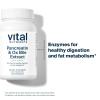 Vital Nutrients Pancreatin & Ox Bile Extract 500mg - Natural Digestive Enzymes for Women & Men - Supports Digestion of Protein, Fat, and Carbohydrates*- Gluten, Dairy & Soy Free - 60 Capsules view 3