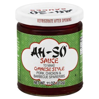 Ah-So Chinese Rib Sauce  4 Pack (4  11 oz Jars) | Sweet & Tangy Chinese-Style Spare Rib Marinade & Glaze for Pork, Chicken & Wings; Classic Takeout BBQ Flavor.