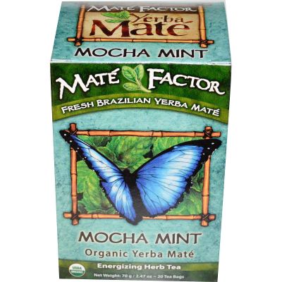 Mocha Mint Organic Yerba Mate20 Bagmate Factor