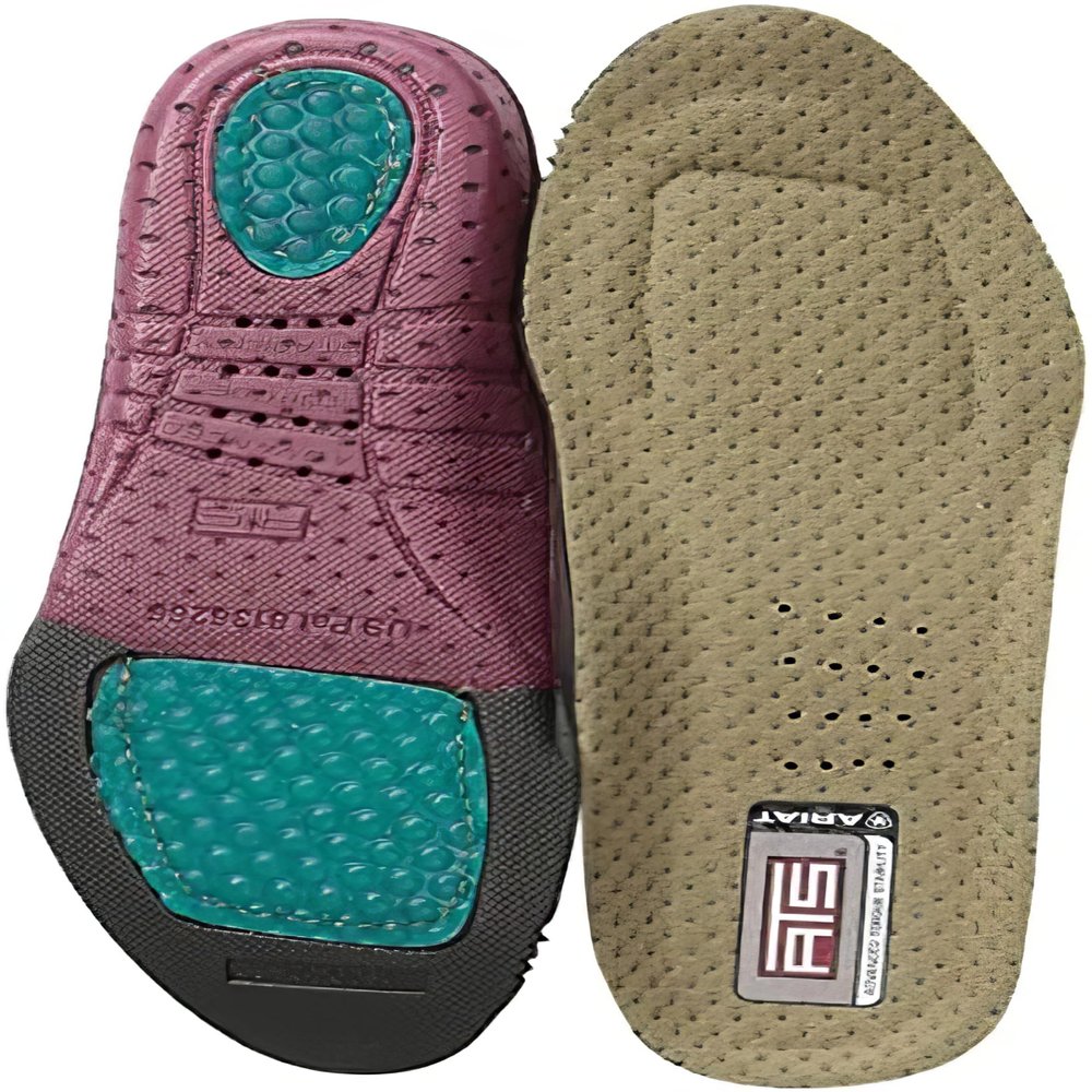 ARIAT Women's ATS Round Toe Insole Footbeds, Multicolored, 9.5