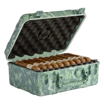 Cigar Caddy Camo Travel Humidor,Camouflage,HUM-CC40-FC