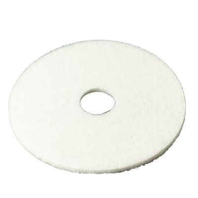 3M White Super Polish Floor Pad 4100, 21", Polish Wood Floors, Spray Cleaning or Dry Buffing Soft Finishes