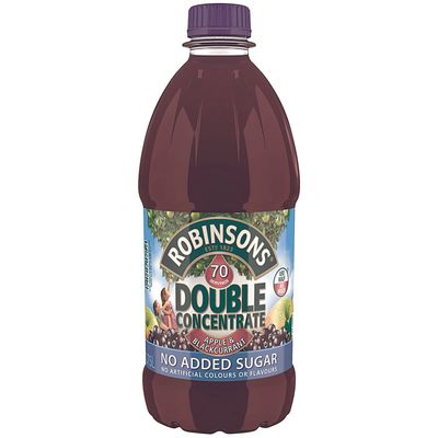Robinsons Fruit Creations Blackberry & Blueberry Squash 1L (Pack of 3)