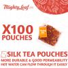 Mighty Leaf Organic African Nectar Herbal Tea  100 Count Biodegradable Silk Tea Bags  Rooibos-Based Caffeine-Free Blend with Sweet Tropical Flavor view 3