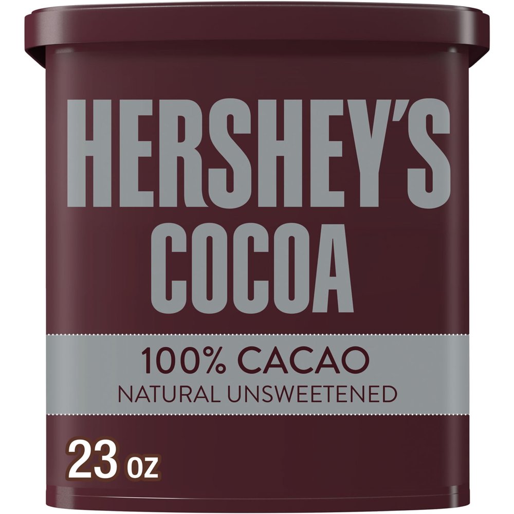 HERSHEY'S Natural Unsweetened Cocoa Powder Can, 23 oz