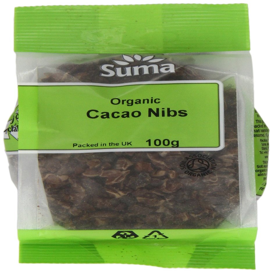 Suma Organic Cacao Nibs 100 g (Pack of 6)
