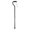 Drive Medical RTL10306 Walking Stick with Foam Grip Offset Handle, Black view 2