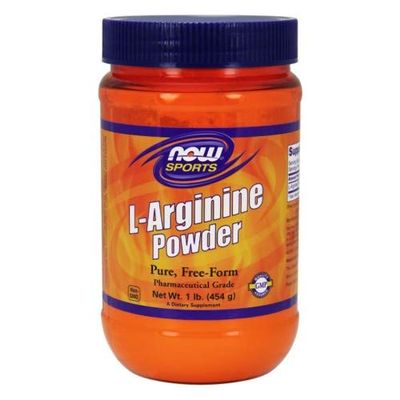 L-Arginine Powder, POWDER, 1 Lb by Now Foods (Pack of 5)