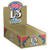 JOB - 1.5" Gold Slim Rolling Papers - Box of 24 Booklets with 24 Leaves per Booklet view 1