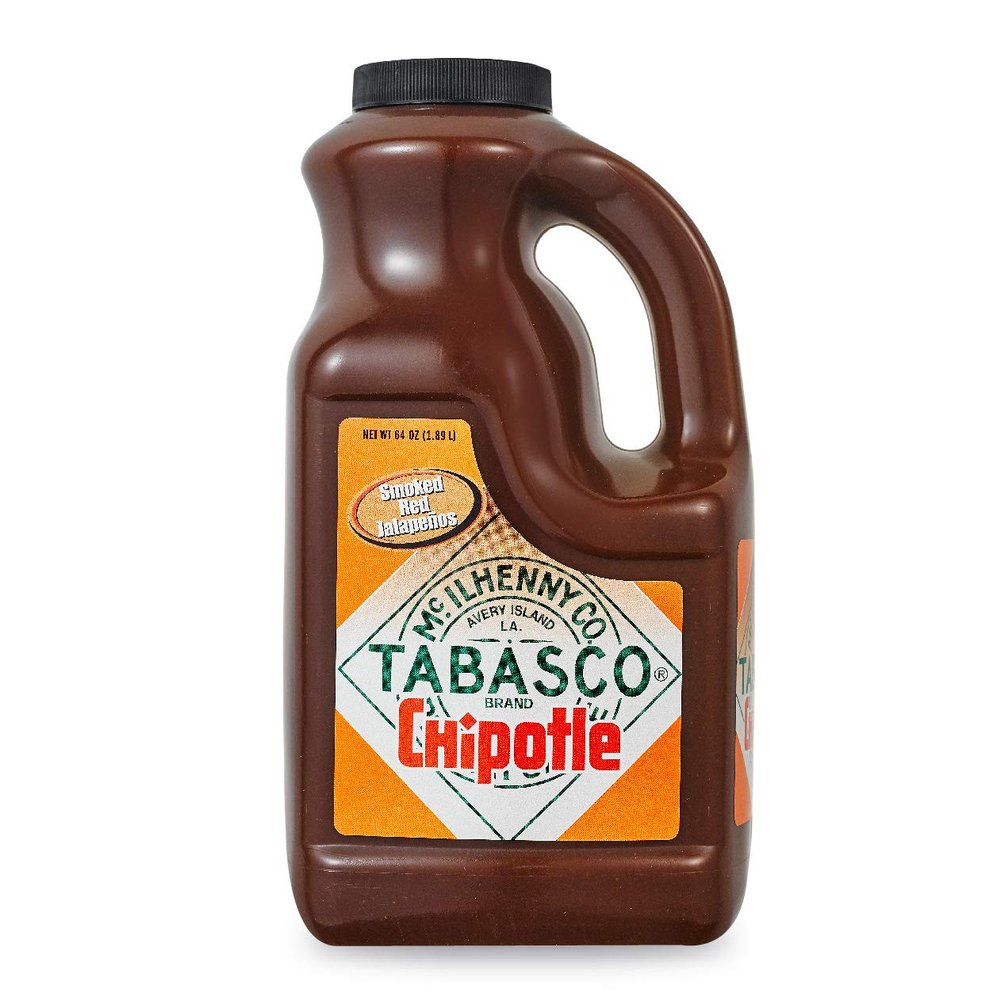 Tabasco Chipotle Pepper Hot Sauce Bulk, 0.5 Gallon