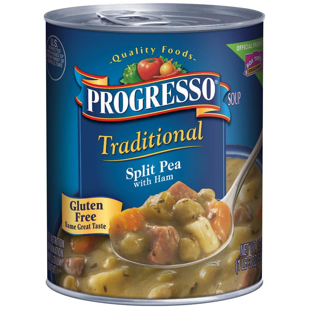Progresso Split Pea with Ham Soup, 19-Ounce (Pack of 6)