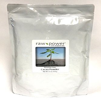 Cacao Powder, Raw Power Organics Brand (16 oz, raw, premium)