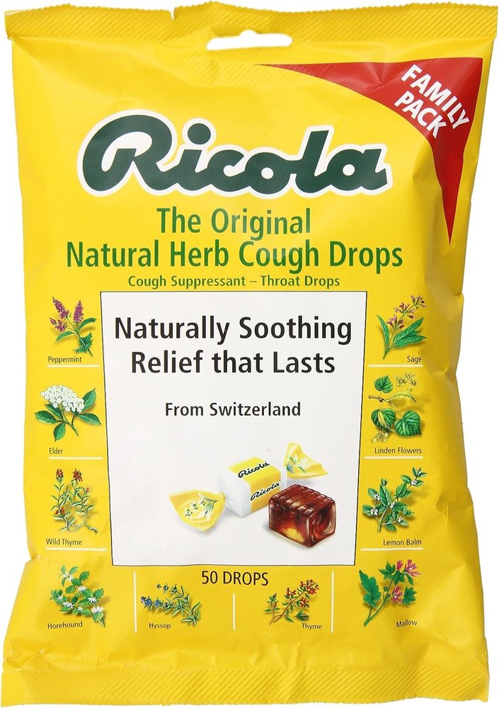 Ricola Cough Drop Original Herb 50 Ct