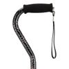 NOVA Designer Walking Cane with Offset Handle, Lightweight Adjustable Cane with Carrying Strap, Cane for Men and Women, Walking Canes for Balance, Leopard Design view 1