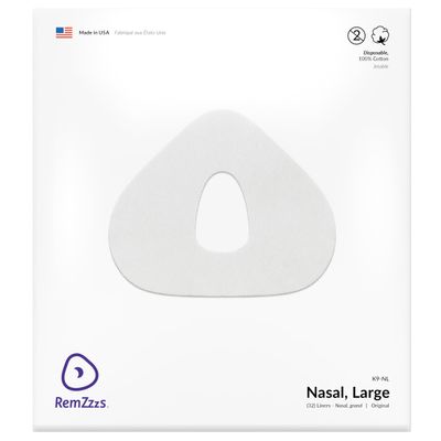 RemZzzs Nasal Cpap Mask Liners (K9-NL) - Reduce Noisy Air Leaks and Painful Blisters - Cpap Supplies and Accessories - Compatible with Respironics DeVilbiss and AG